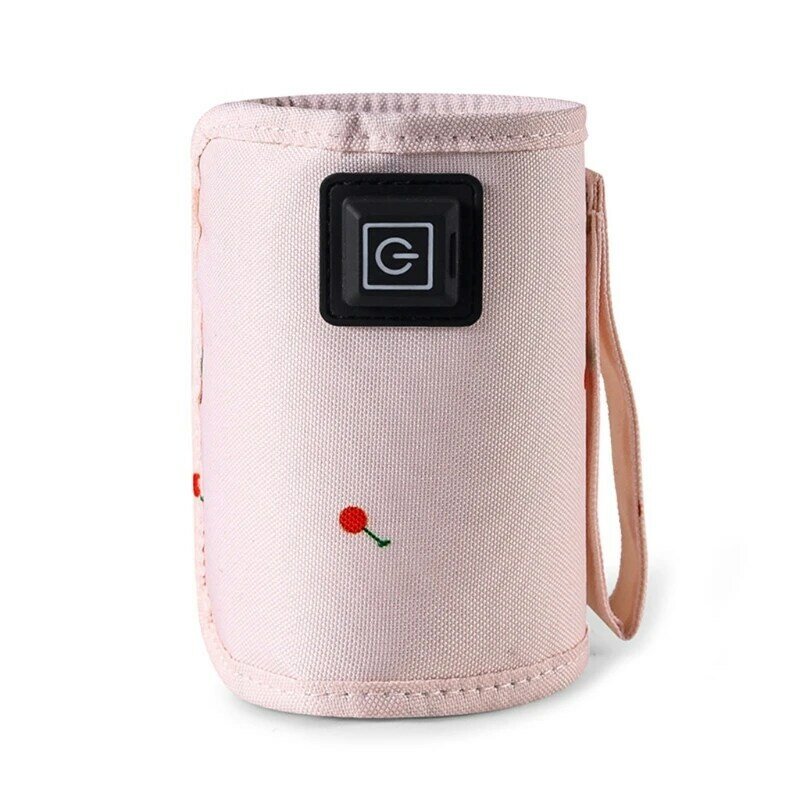 Портативная сумка для подогрева детских бутылочек с USB, дорожный подогреватель молока, бутылочка для кормления младенцев с термостатом, теплая крышка для еды D0AF