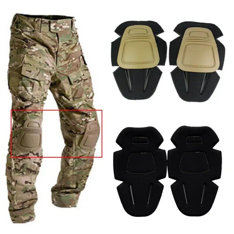 ITFABS-rodilleras protectoras tácticas para ejército militar, pantalones G3, color negro