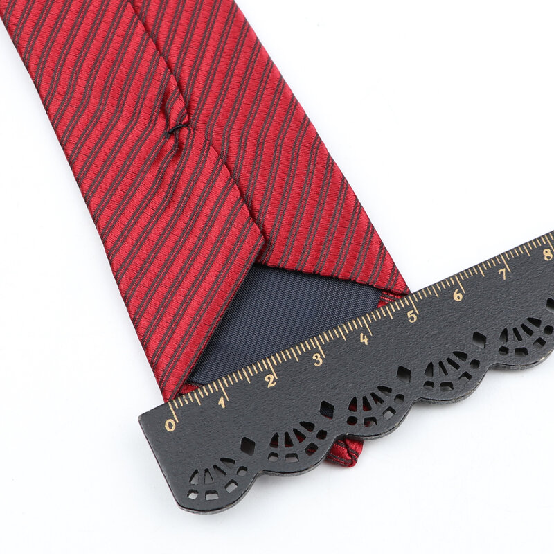 Cravatta sottile da uomo 5cm cravatta a righe tinta unita cravatta stretta in poliestere blu rosso nero marrone cravatte per regalo accessorio festa di nozze