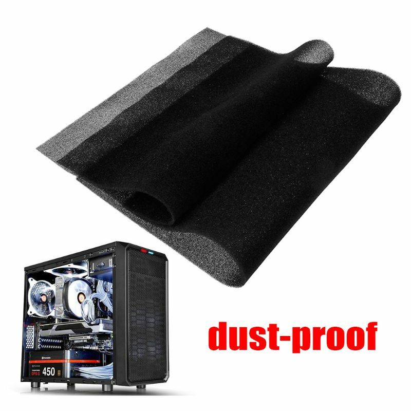 500x400x3/5MM Computer Filter Mesh PC Case Fan Cooler Dustproof Cover Sponge