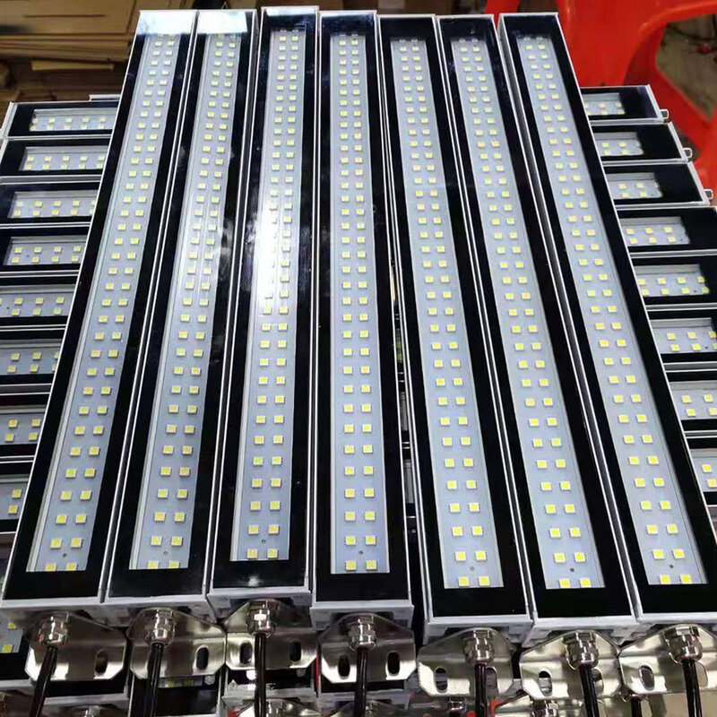 24V 220V LED fresatura macchine utensili CNC luci antideflagranti impermeabile a prova di olio officina lampada da lavoro a parete montata su superficie