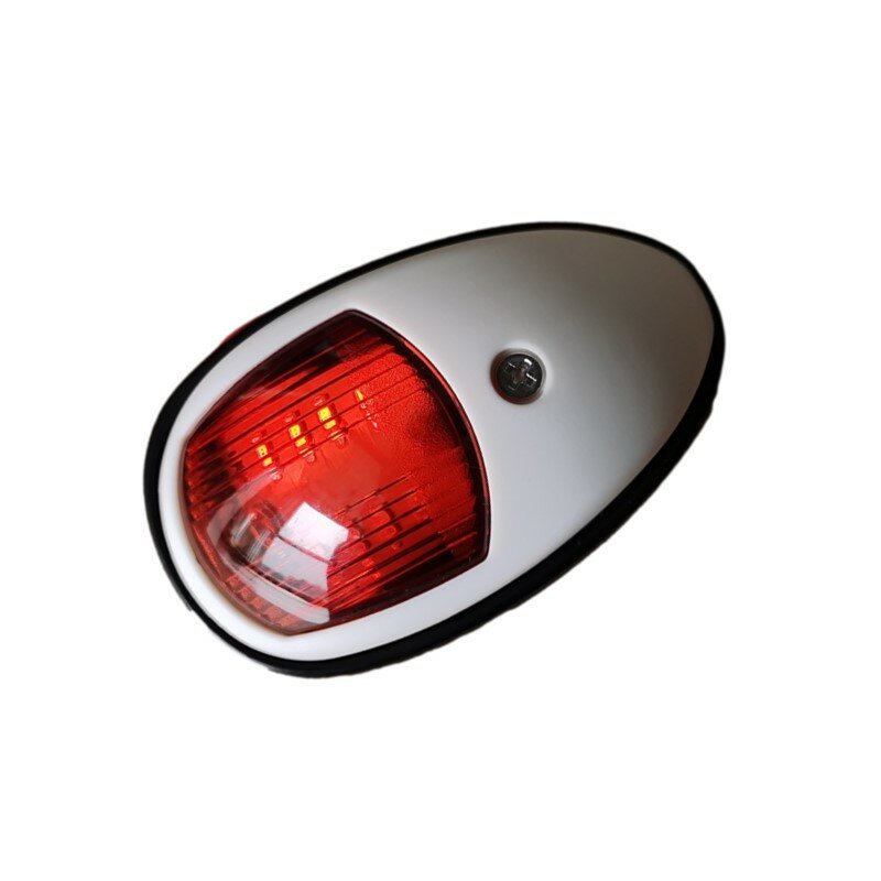 LEDボート信号ランプ,ナビゲーション照明,ヨットアクセサリー,赤,緑,トレーラーランプ,12V,24V,2個