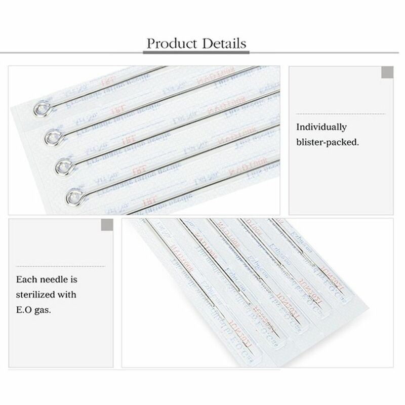 Professional  Sterile Tattoo Needle Round Liner Needles Tattoo Supply Permanent Makeup Accessories