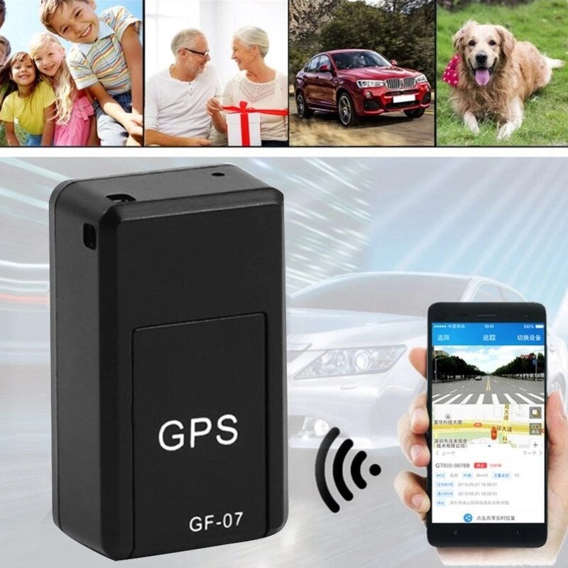 GF07แม่เหล็กรถมินิ Tracker GPS Real Time Tracking Locator อุปกรณ์ Magnetic GPS Tracker Real-Time Locator Locator Dropshipping