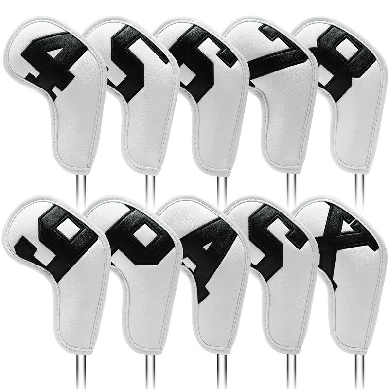 Gradients จำนวนกอล์ฟหัวเหล็กครอบคลุมเหล็ก Headovers Wedges ครอบคลุม4-9 ASPX 10Pcs กอล์ฟพัดลมอุปกรณ์