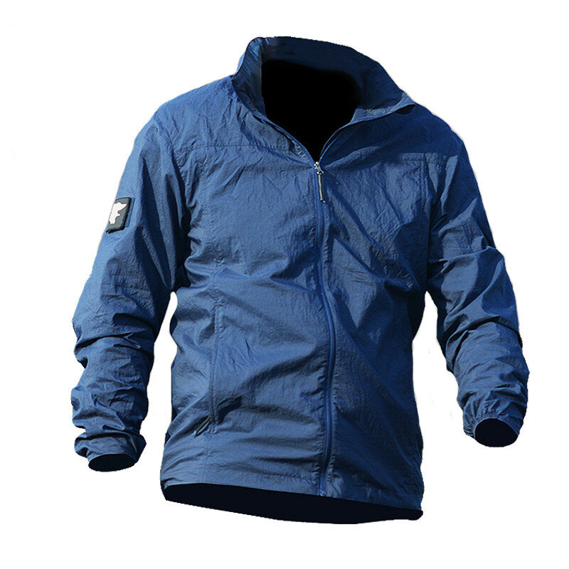 Nuovo 2024 estate impermeabile Quick Dry Tactical Skin Jacket uomo impermeabile con cappuccio giacca a vento sottile protezione solare Outwear Jacket