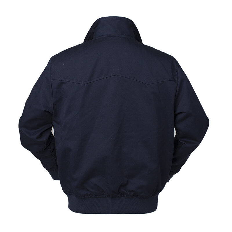 algodão / poliéster tamanho euroupean primavera outono moda ao ar livre sólido colete bomber jaqueta masculina de trabalho