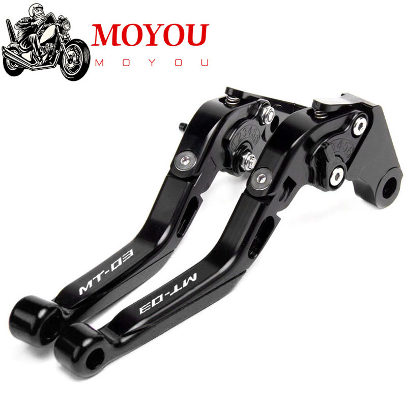 For YAMAHA MT-03 MT03 MT 03 2015 2016 2017 2018 2019 2020 2021 Motorcycle Accessories Folding Extendable Brake Clutch Levers