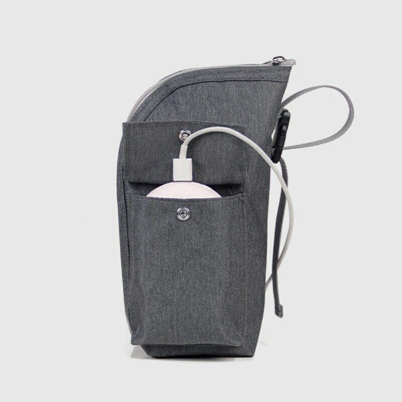 Chauffe-biberon USB pour bébé, Portable, pour voyage, avec couvercle chauffant, Thermostat, sac chauffant