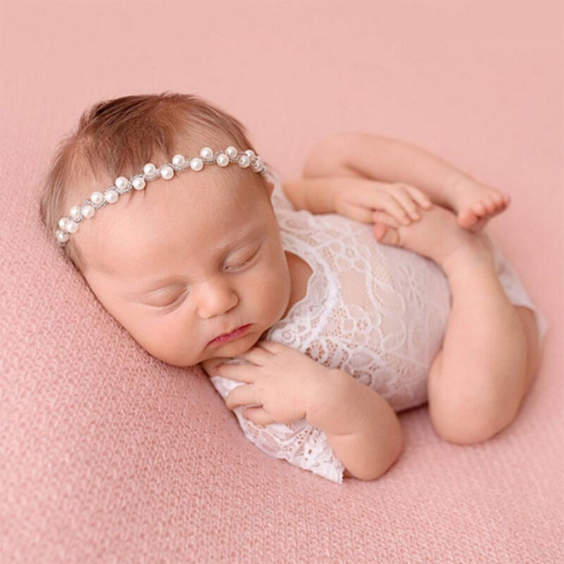 Baby Deep V Backless Clothes Newborn Photo Lace Romper Toddler Hollow Design Photograph Clothing