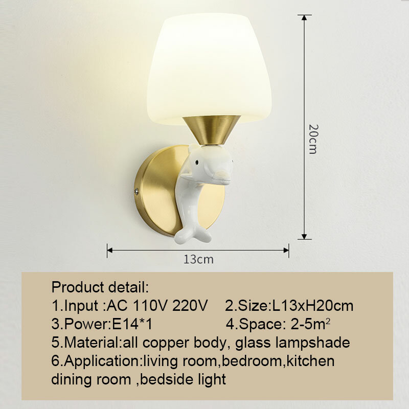 LED Wall Lamp Modern Home Wall Light for Living Room Bedroom Study Bedside Light Indoor Decoration Lighting Fixtures 110V 220V