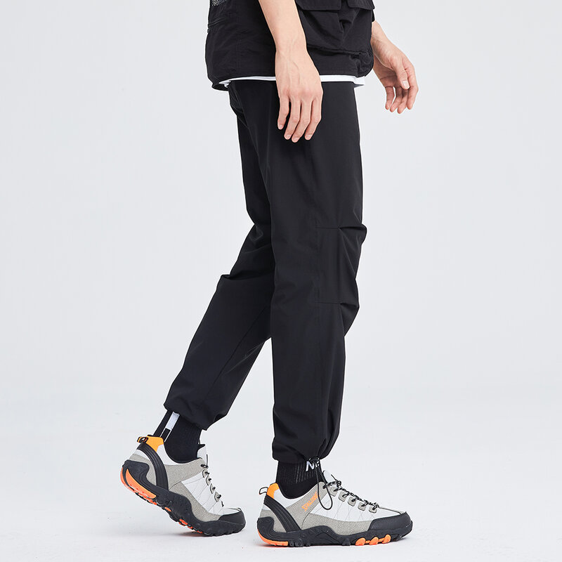 Pioneer Camp New Casual Men's Pants Adjustable Bottom Loose Fit Trousers with Belt XXS123110