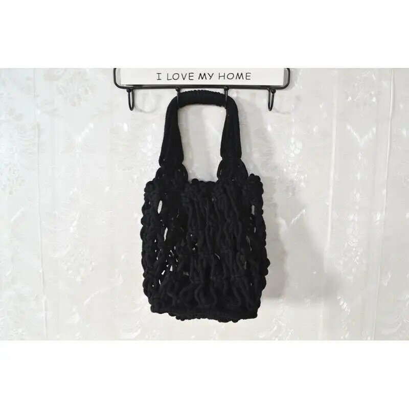 New Cotton Rope Handbag Summer Straw Bag Beach Bag a6262