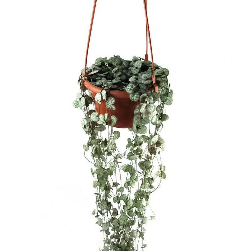 Vaso de flor cesta reutilizável aumentar plástico leve pendurado plantador decoração ao ar livre pote