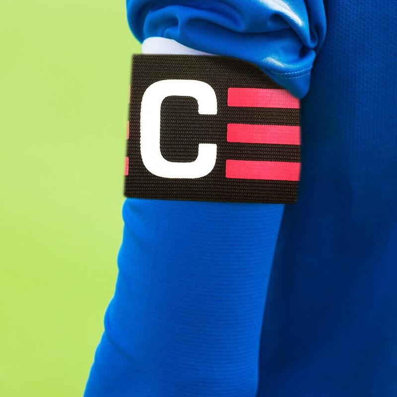 Fascia da braccio da calcio professionale in Nylon regolabile da 1 pezzo fascia da braccio da calcio per fascia da braccio da capitano