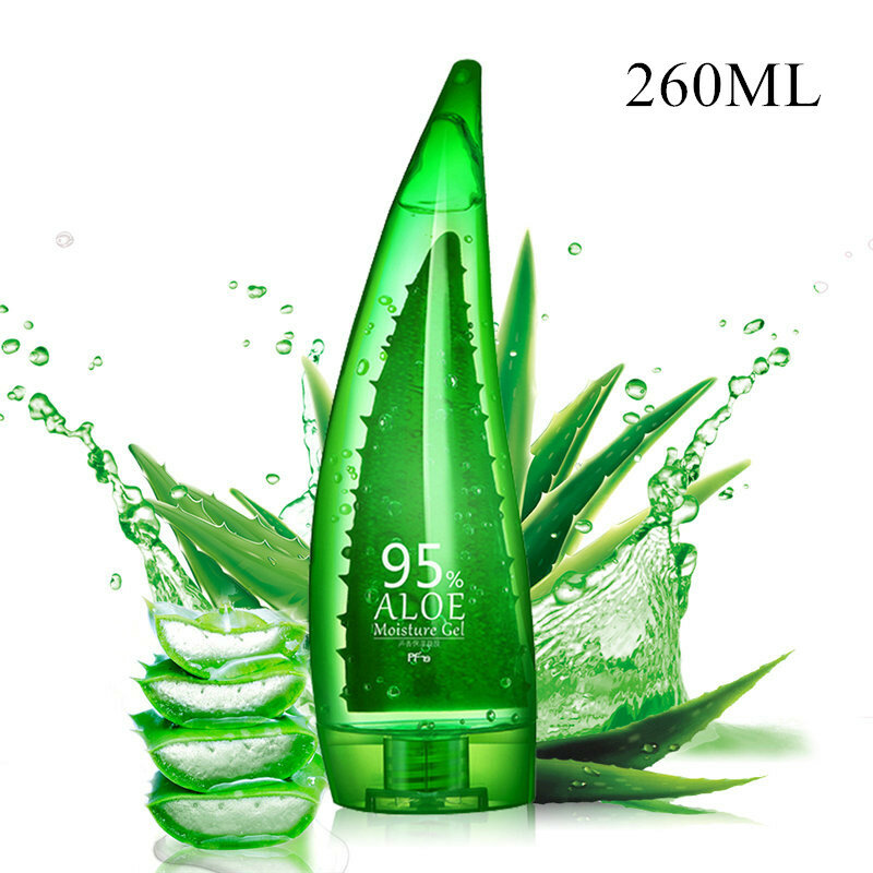 PF79 260ml Skin Care 95% Aloe Gel Face Cream Sunscreen Oil Control Acne Treatment Aloe Gel Anti Aging Whitening Moisturizing