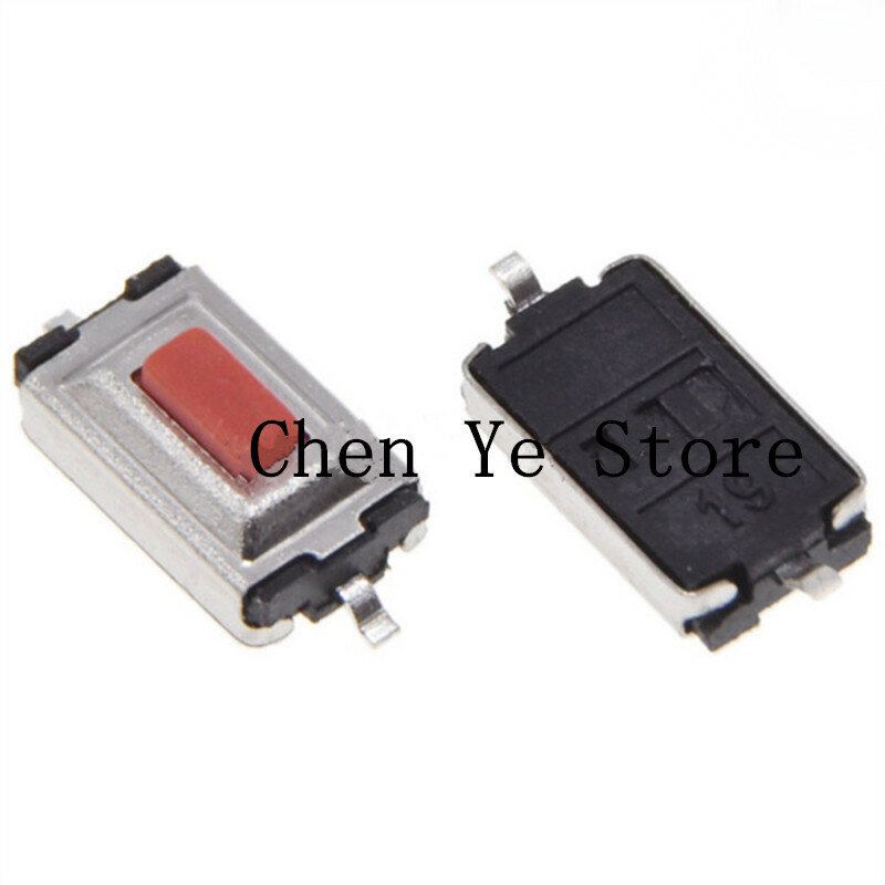Free Shipping 1000pcs 100% NEW Touch Micro Switch 3X6X2.5MM 3*6*2.5 SMD 2Pin red Button Head 3*6