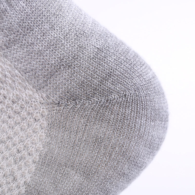 Носки мужские сетчатые тонкие, Дышащие Короткие до щиколотки, 5 пар/упаковка, размеры 38-44, летние