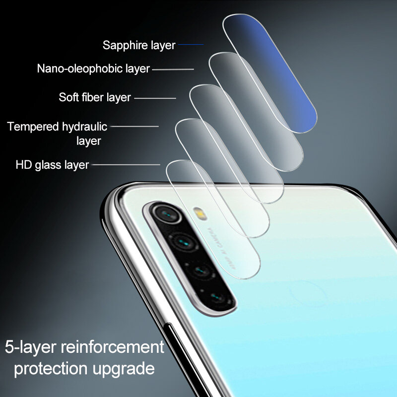 4 en 1 Protector de pantalla para Samsung Galaxy A82, cristal templado, película de Gule HD, película de lente