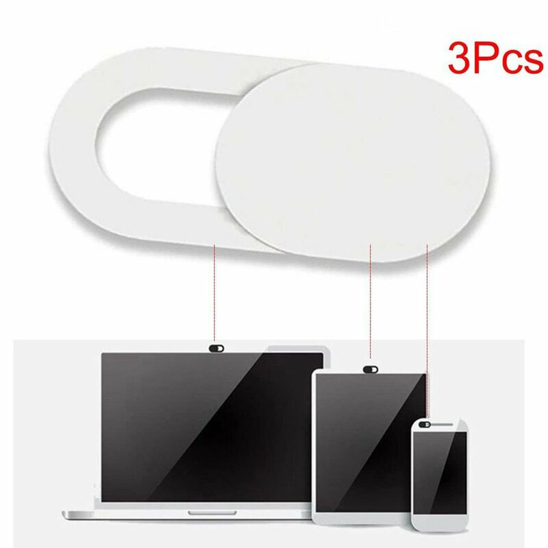 3pcs Plastic Camera Shield Stickers Eye Protection Anti-Hacker for Mobile PC Tablet PC Laptop Privacy Cover