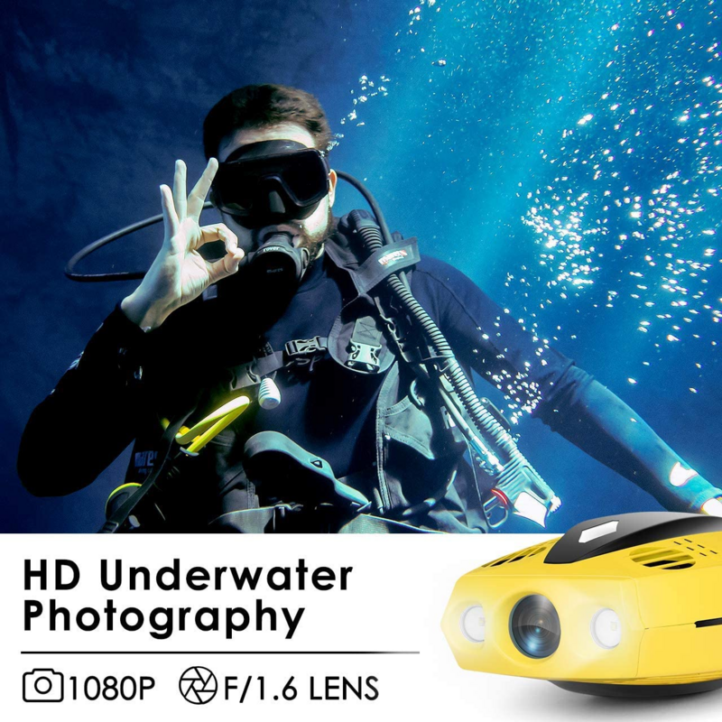 Chasing Dory-Dron submarino impermeable con GPS, 15m, Rov, Robot, cámara subacuática, buscador de peces para pesca y buceo