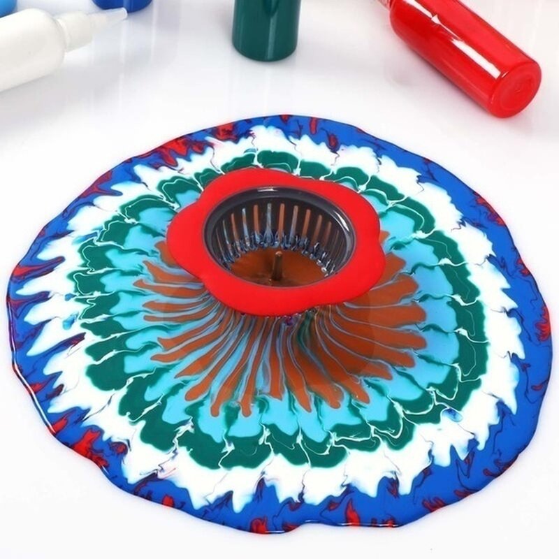1 PCS Acrylic Pouring Strainers Plastic Silicone Strainer Flower Drain Basket Acrylic Paint Pouring Supplies