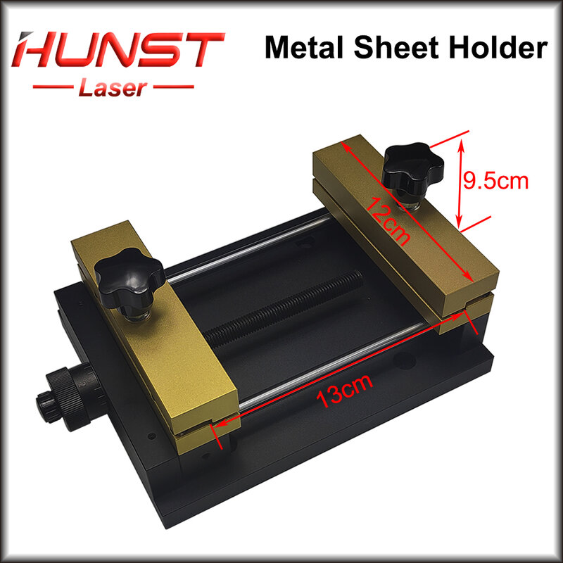 Hunst 레이저 마킹 기계 금속 시트 홀더 첨부 파일 고정 브래킷 금속 고정 장치 섬유 레이저 기계 절단 도구