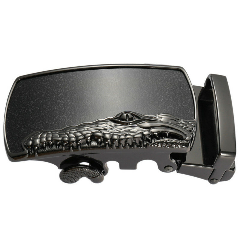 Cinturón de lujo para hombre, hebilla de cabeza auténtica, accesorios de negocios, hebilla automática, ancho de 3,5 CM, LY25-1100