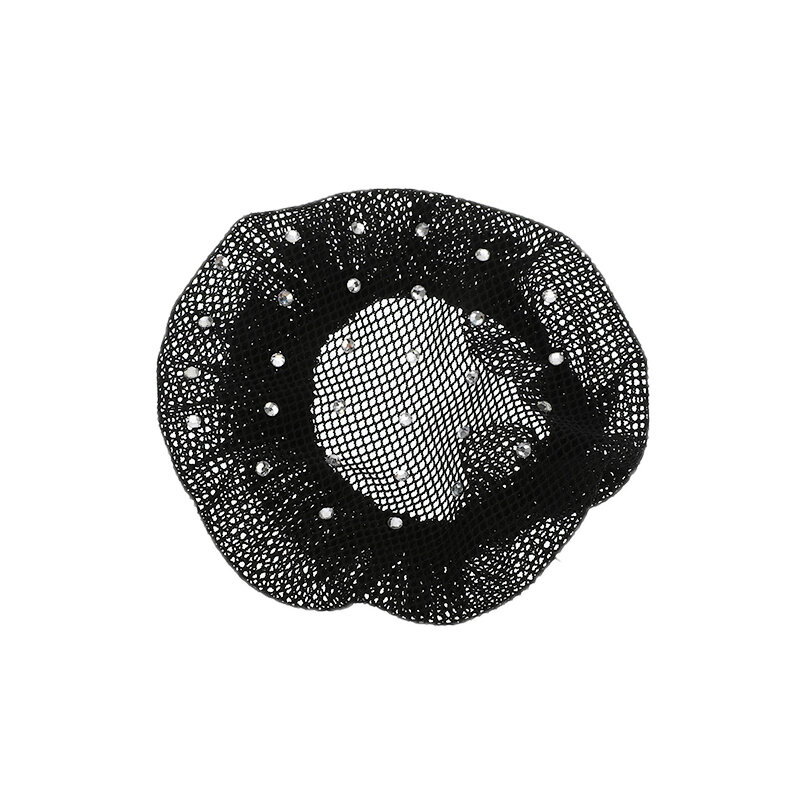 1/2 قطعة 10 سنتيمتر الأبيض أسود Hairnets غير مرئية شبكة التصميم Hairnet لينة خطوط ل الباروكات الرقص الرياضية صافي الشعر اكسسوارات