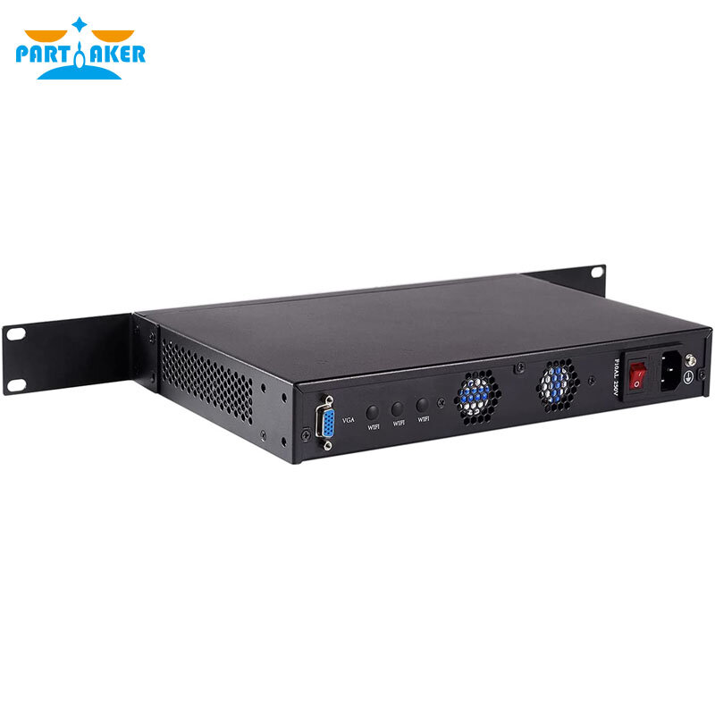Partaker R3 Firewall Mikrotik pfSense Dispositivo de seguridad de red VPN Router PC Intel Core i3 3110M CPU 6 Intel Gigabit Lan