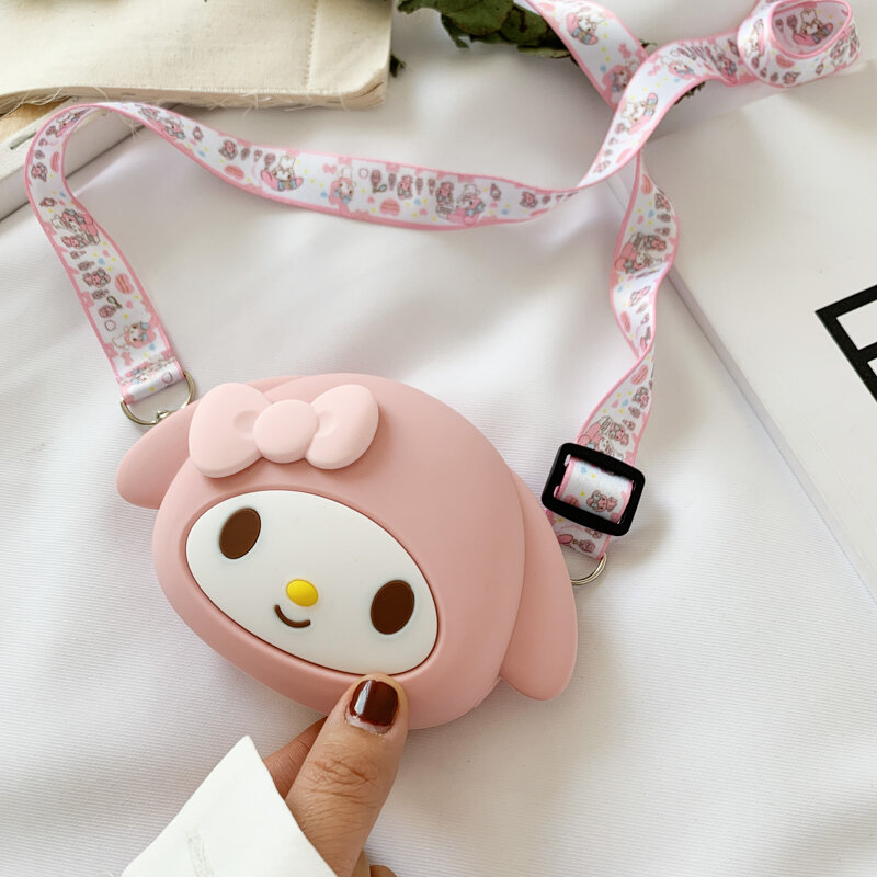 New Children's Coin Purse Baby Dog Mini Shoulder Bag Cute Princess Messenger Bags Small Bags for Kids Girl Coin Purse with Strap