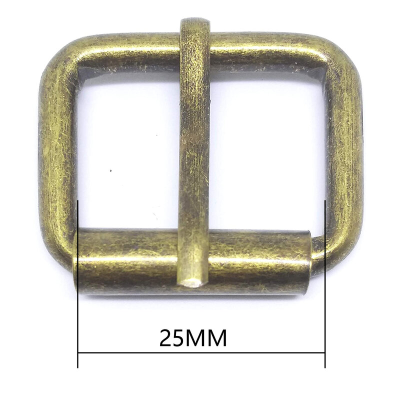 Zenteii Metal Heavy Duty Bag Purse Schoen Riem Riem Web Verstelbare Roller Pin Buckle Snap Rechthoek Ring Lederen Craft Reparatie