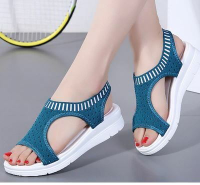Nuevas sandalias de mujer YEELOCA 2020, a la moda m002 sandalias de cuña, cómodas y deslizantes para mujer GF045