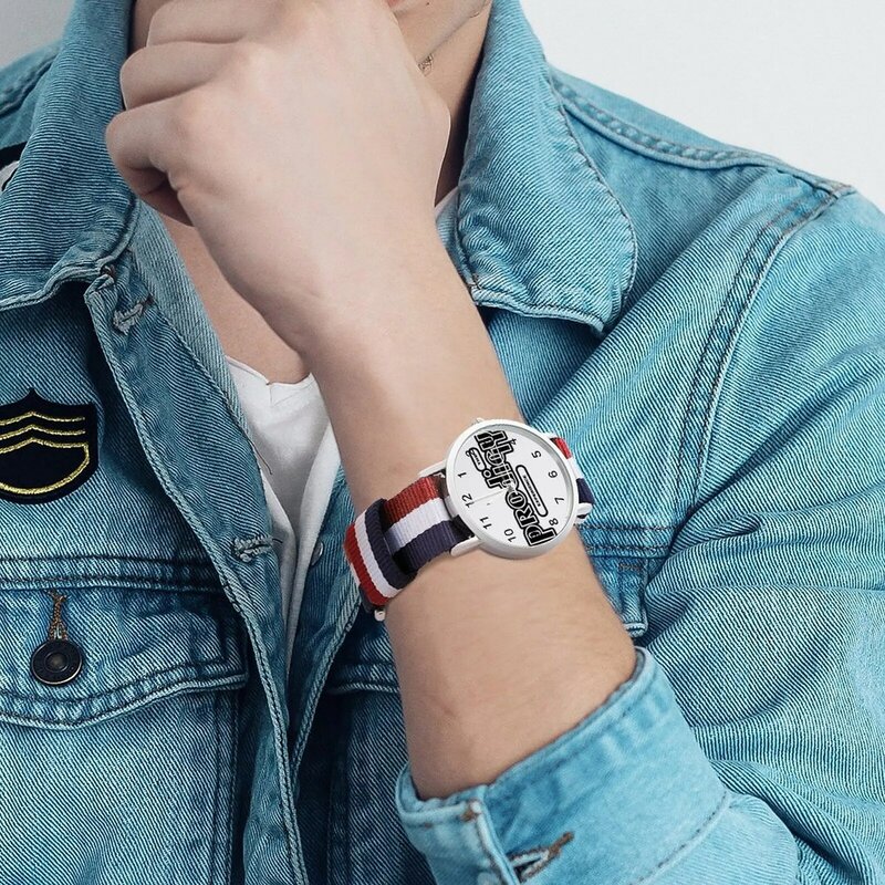 Prodigy การออกแบบนาฬิกาควอตซ์เด็ก Boy ตกปลา Creative Hit ขายนาฬิกาข้อมือ