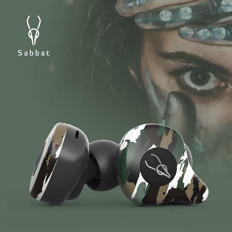 Camuflaje Sabbat E12 Ultra camuflaje TWS True Wireless v5.0 Bluetooth aptX auricular cargador inalámbrico auriculares In-Ear