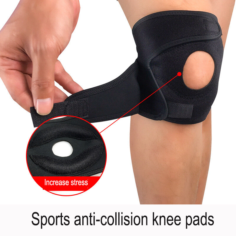 1 Pcs Professional กีฬาเข่า Pads กีฬา Anti-Slip Collision Avoidance Kneepad รั้งฟุตบอลร่วมวิ่งเข่า Protector