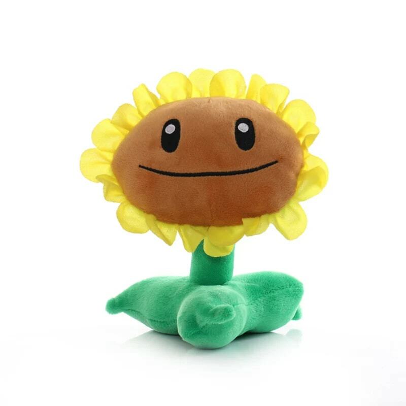 15-20cm Pflanzen VS Zombies 2 Spielzeug Peashooter Cartoon Plüsch Anime Figuren Kirsche Bombe Sonnenblumen Wand-Mutter squash Split Pea Kinder Geschenk