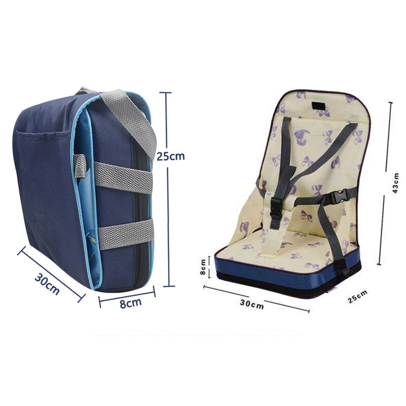 Draagbare Baby Kids Kinderen Booster Seats Kussen Kinderstoel Kussen Kinderstoel Opvouwbare Baby Travel Booster Seat Momy Bag