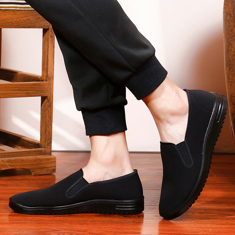 แฟชั่นรองเท้าบุรุษรองเท้าสบายๆรองเท้าผ้าใบ 2020 สีทึบน้ำหนักเบาสบายรองเท้าLoafersสบายOfertas De Zapatosrtg6