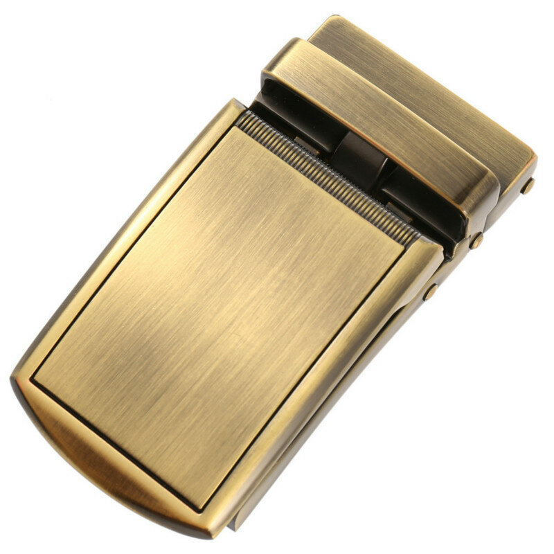 Cabeza de cinturón para hombre, hebilla de cinturón auténtica, accesorios de negocios, hebilla automática, ancho de 3,5 CM, LY136-135 de moda de lujo