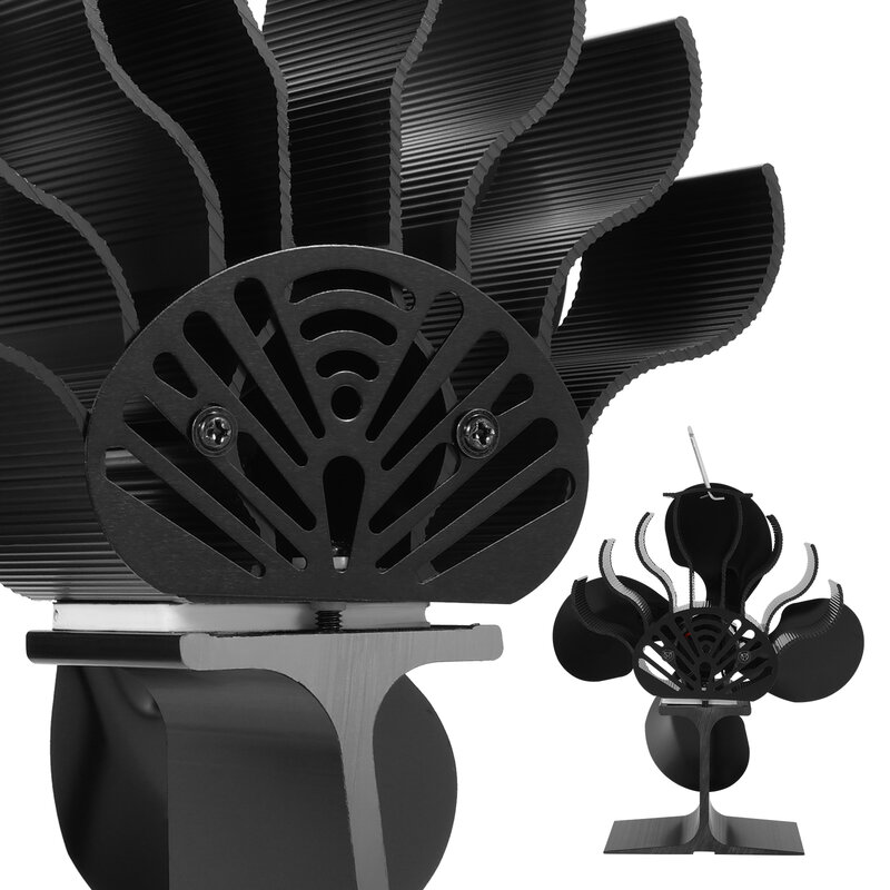 Winkel Koop Stove Fan Hout Kachel Fans Haard Ventilator Warmte Aangedreven Ventilator Met 4 Blade Kachel Fan Goede Kwaliteit