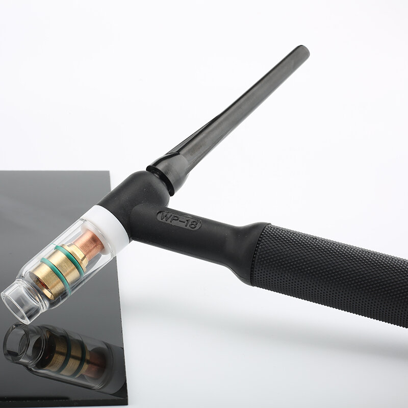 Perangkat Las Tig Lensa Gas Collet Tubuh Gemuk Cangkir Kaca Pyrex untuk Tig Torch Wp17/18 Elektroda Tig Wp 26 Aksesori Pengelasan