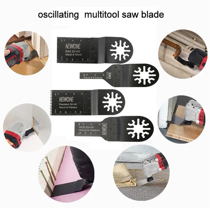 NEWONE 66pcs/set Wood Metal Plastic Oscillating Multi Tool saw blades for power tools