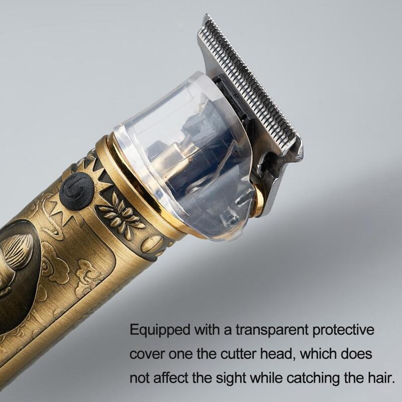 Profesjonalna maszynka do strzyżenia włosów akumulatorowa elektryczna maszynka do strzyżenia włosów męska fryzura regulowana akumulatorowa elektryczna maszynka do strzyżenia włosów
