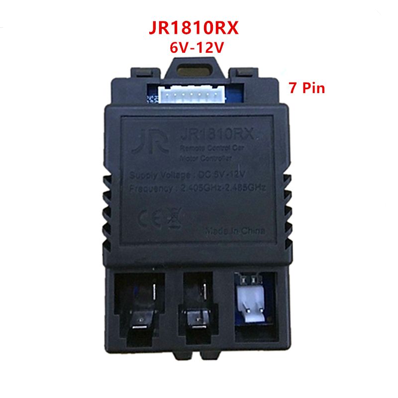 JR1810RX 어린이 전기 장난감 자동차, 블루투스 원격 제어, 부드러운 시작 기능 컨트롤러, 2.4G 송신기, 6V-12V