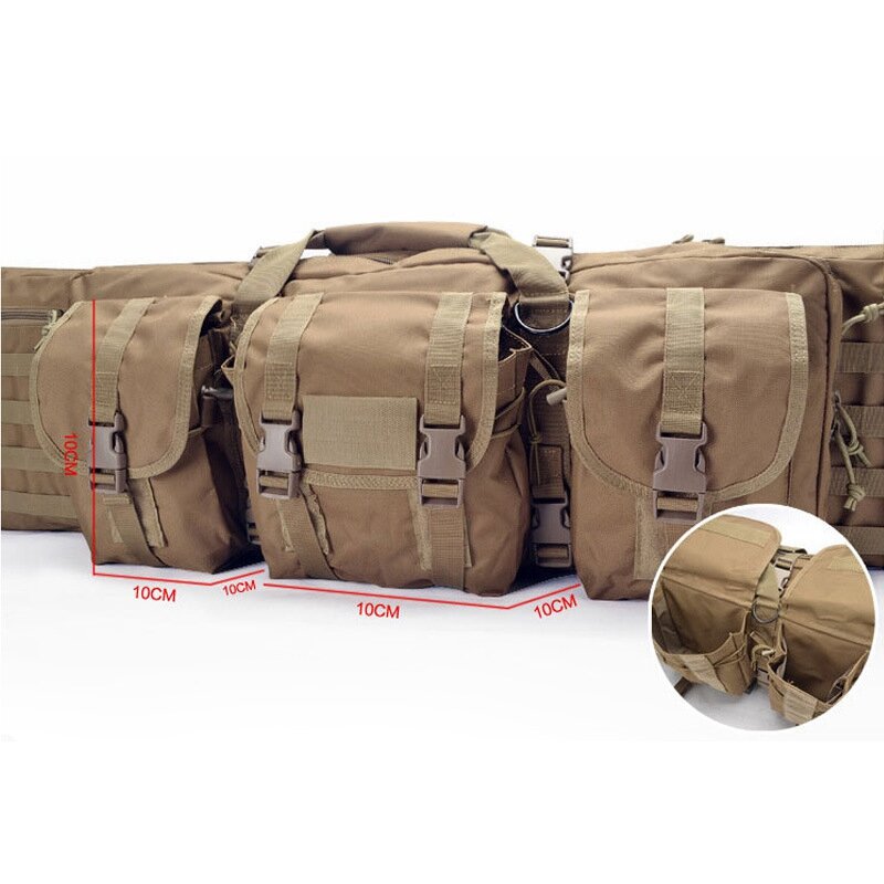 93Cm / 118Cm / 142Cm Tactical Rifle Gun Bag Heavy Duty Airsoft Paintball Shooting Gun Carry Bag Hunting Gun Bag Holster
