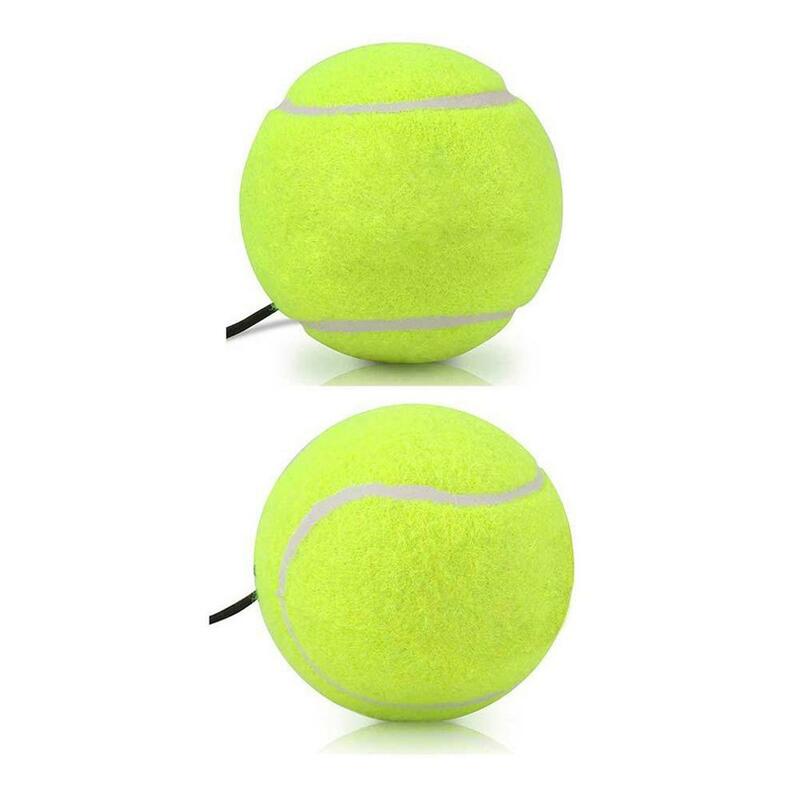 Professional Tennis Training Ball With 3.8M Bungee Cord For Beginners Tennis Training With Rope Rubber Tennis