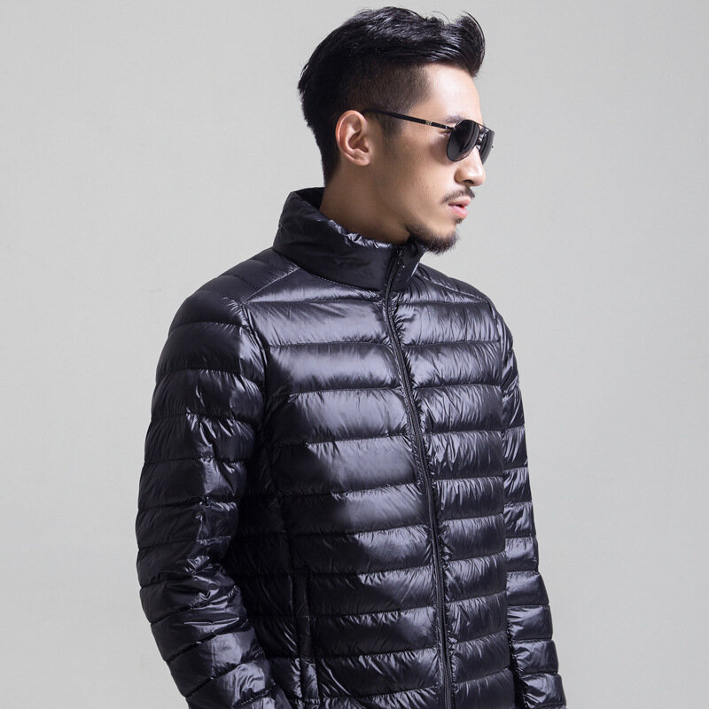 MRMT 2024 Brand New Winter Men's Jackets Lightweight Down Overcoat for Male Standing Collar Coat Outer Wear Clothing Garment