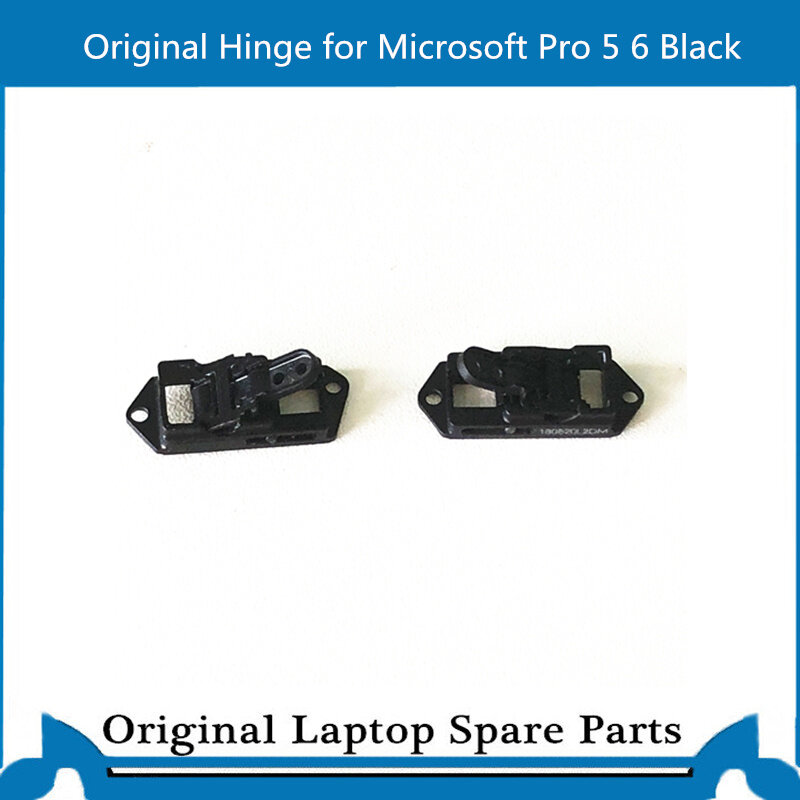 Bisagra izquierda y derecha Original para Surface Pro 5 6, pata de cabra, Conector de bisagra negra plateada, funciona bien