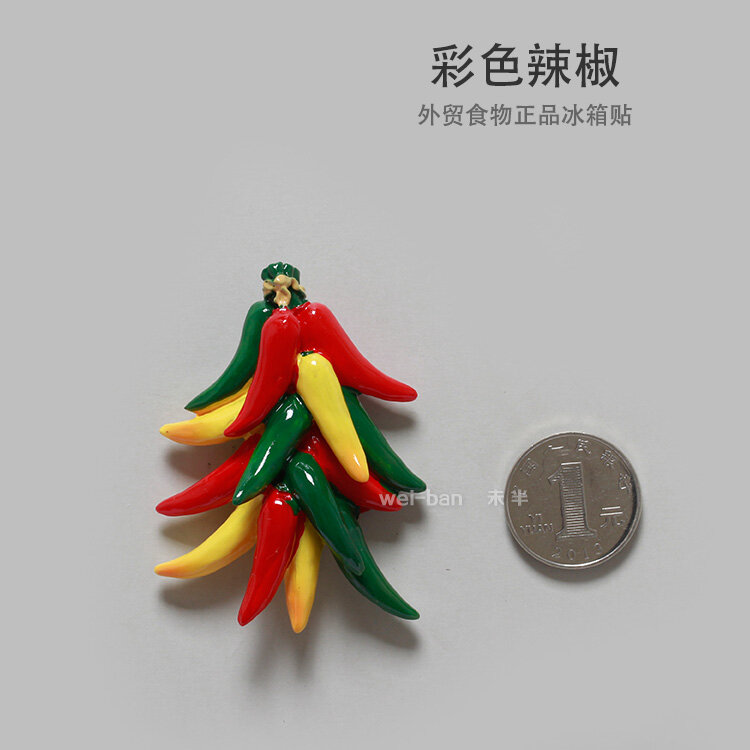 New Year decoration festive chili refrigerator magnet creative three-dimensional magnet magnet magnet